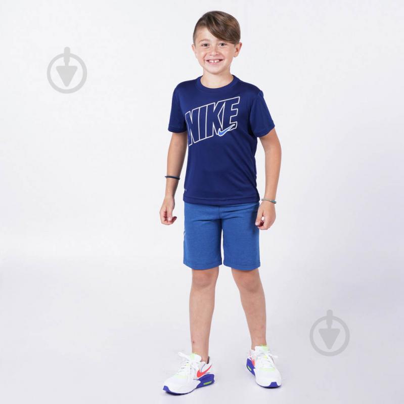 Спортивный костюм Nike DF SPORT T-SHIRT AND SHORT SET 86H589-U1U р.5 синий - фото 8