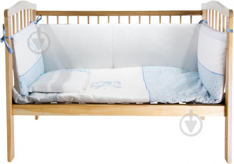Комплект постельного белья Veres Happy Bunny blue - фото 1