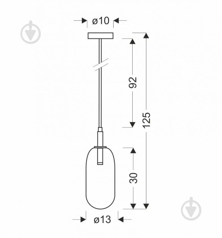 Люстра подвесная Candellux FIUGGI 1x6 Вт никель/серебро 50133214 - фото 2