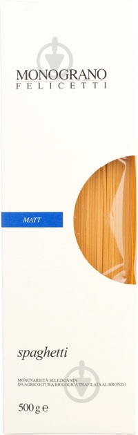 Спагеті Felicetti Monograno 500 г - фото 1 Спагеті Felicetti Monograno 500 г - фото 1