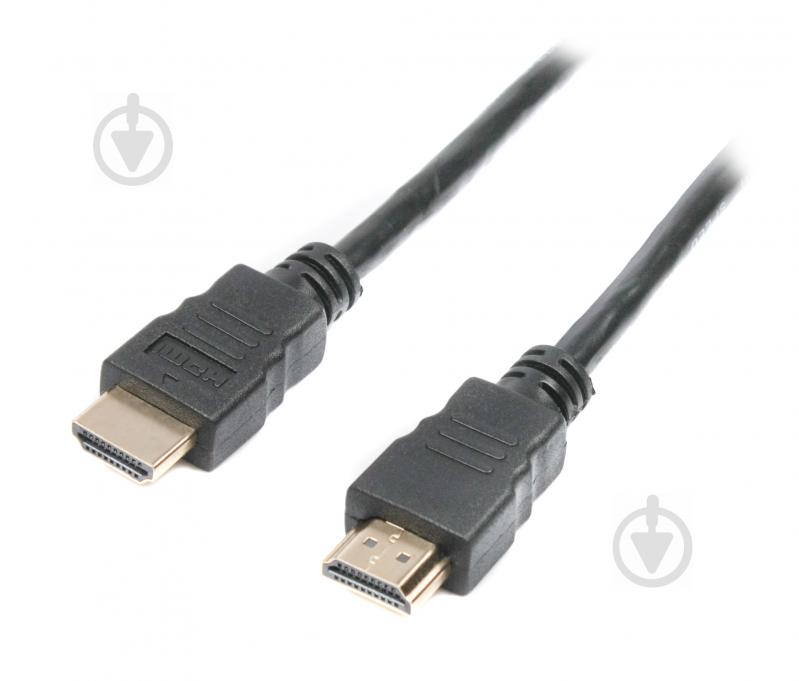 Кабель Viewcon 1 м чорний (VC-HDMI-160-1m) HDMI-HDMI - фото 1