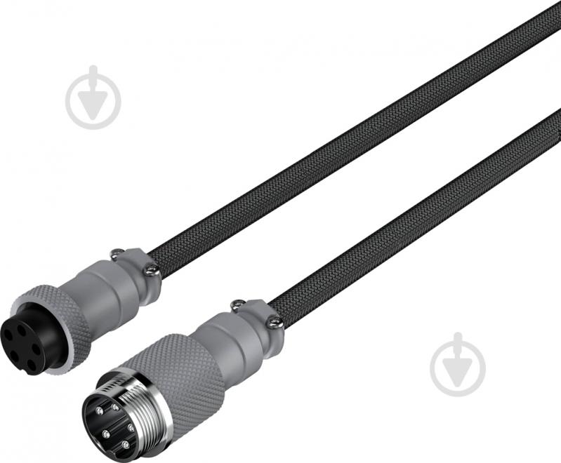 Кабель HyperX USB-A – USB-C спиральный 1,37 м серый (6J678AA) - фото 4