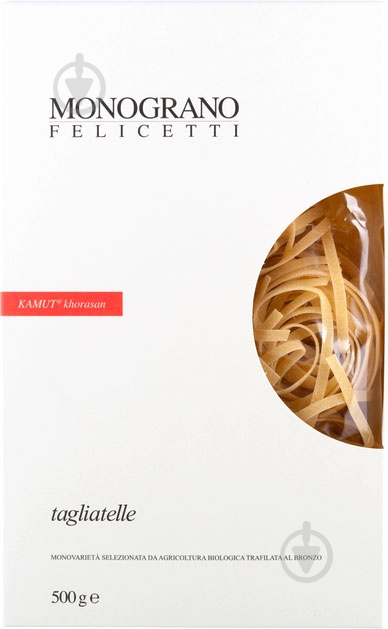 Макарони Felicetti Тальятеле з пшениці Камут Monograno 500 г - фото 1