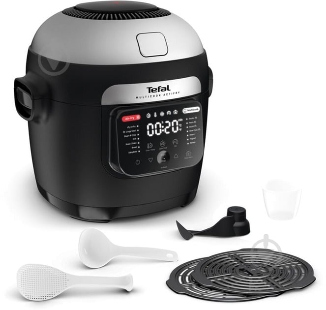 ВИТРИНА! Мультиварка-мультипечь Tefal 2в1 MULTICOOK ACTIFRY MY741CF1 - фото 7
