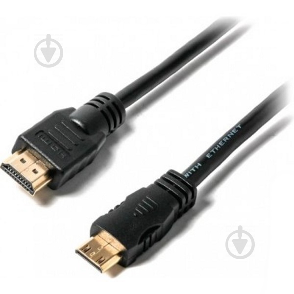 Кабель Viewcon HDMI – miniHDMI 1,8 м black (VD 090-1,8м.) - фото 1