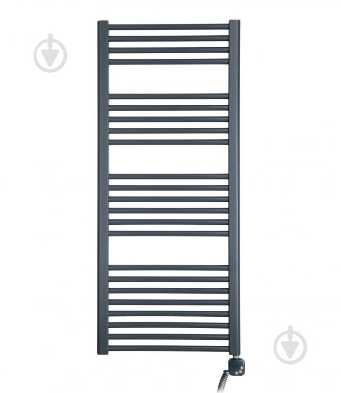 Полотенцесушитель электрический Luxrad Regular 1160x500 мм 600 Вт антрацит (REG11605007016EPVA600) - фото 1