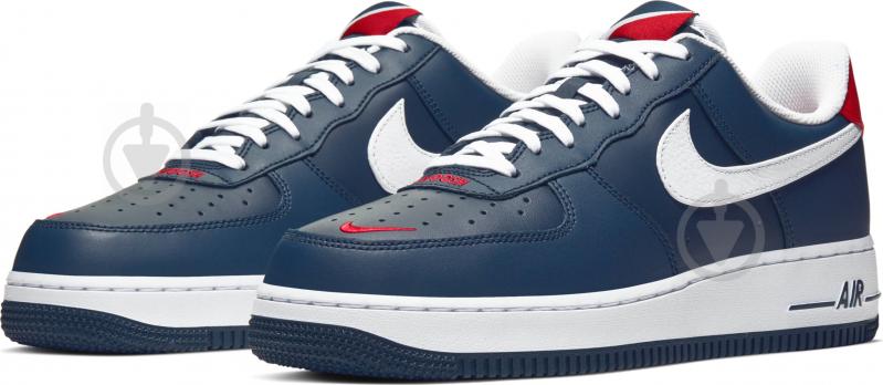 Кроссовки мужские зимние Nike AIR FORCE 1 07 LV8 4 CJ8731-400 р.45 синие - фото 1