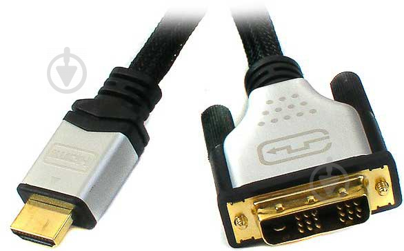 Кабель Viewcon HDMI – DVI 3 м black (VD103-3M) - фото 1