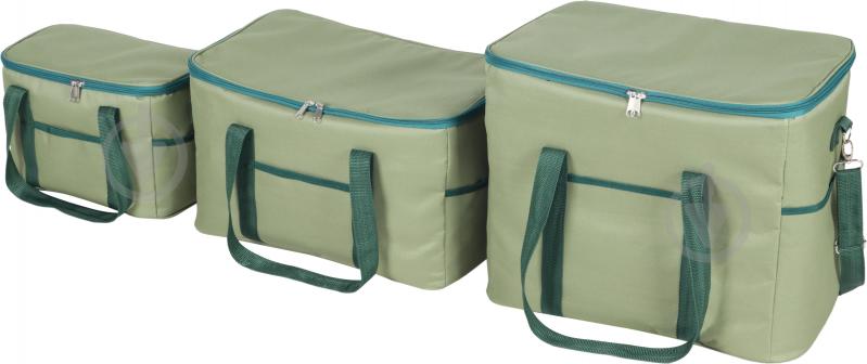 Сумка изотермическая Compass 25 л зеленая - фото 2 Сумка изотермическая Compass 25 л зеленая - фото 2