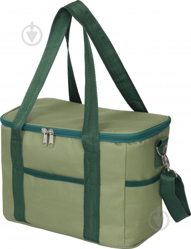 Сумка изотермическая Compass 25 л зеленая - фото 1 Сумка изотермическая Compass 25 л зеленая - фото 1