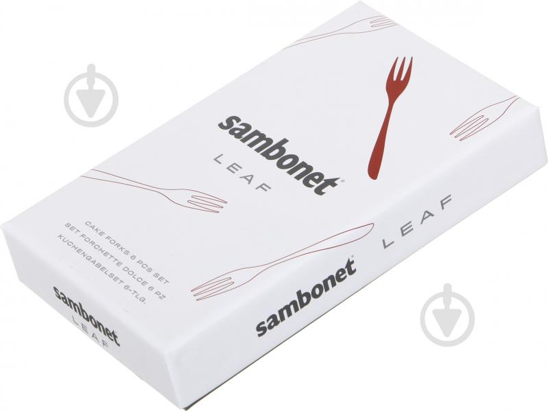 Набор вилок десертных Sambonet Leaf 6 шт. 52163A55 - фото 2 Набор вилок десертных Sambonet Leaf 6 шт. 52163A55 - фото 2