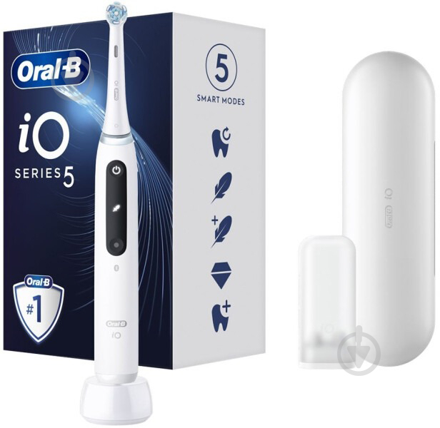 Зубная щетка Braun iO Series 5 Oral-B iOG5.1A6.1DK Quite White - фото 1