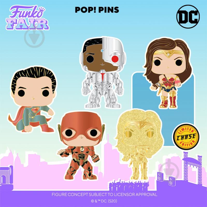 Игрушка Funko Pop! Пин серии DC Comics Чудо-женщина (w/chase) DCCPP0011 - фото 3