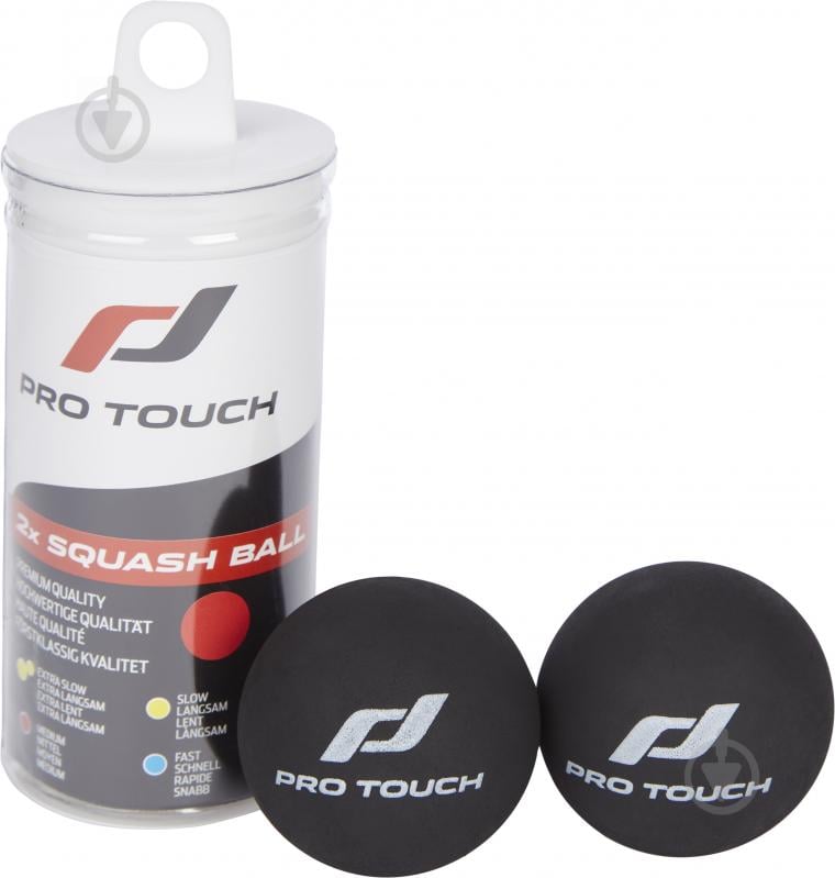 Набор мячей для тенниса Pro Touch Ace Squash Balls 2 pcs Tube 412164-251 2 шт./уп. - фото 1