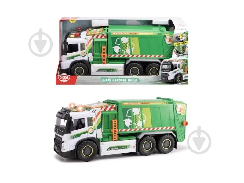 Сміттєвоз Dickie Toys Вольво 3749040 - фото 1 Сміттєвоз Dickie Toys Вольво 3749040 - фото 1
