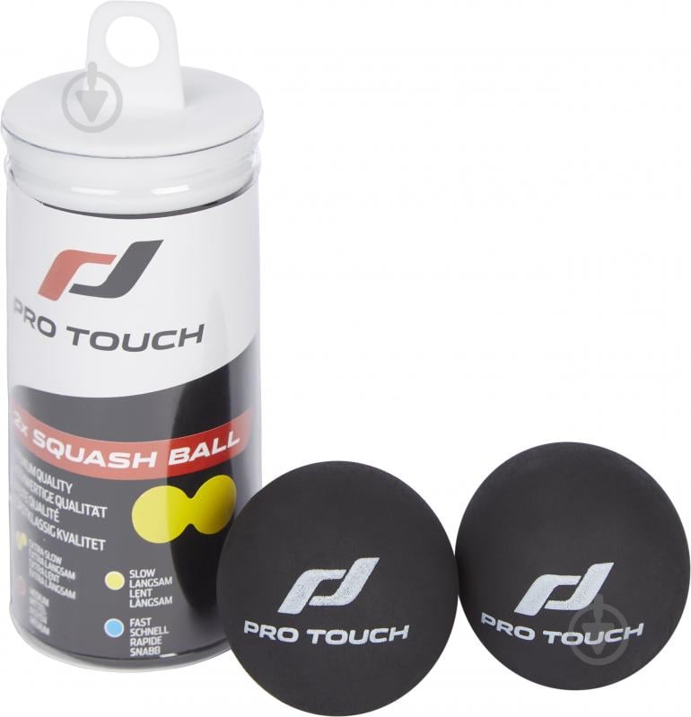 Набор мячей для тенниса Pro Touch Ace Squash Balls 2 pcs Tube 412164-195 2 шт./уп. - фото 1