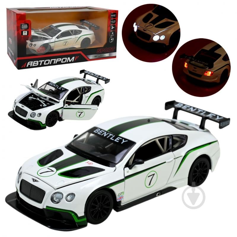 Автомодель Автопром 1:24 Bentley Continental GT3 Concep 68266A - фото 1 Автомодель Автопром 1:24 Bentley Continental GT3 Concep 68266A - фото 1