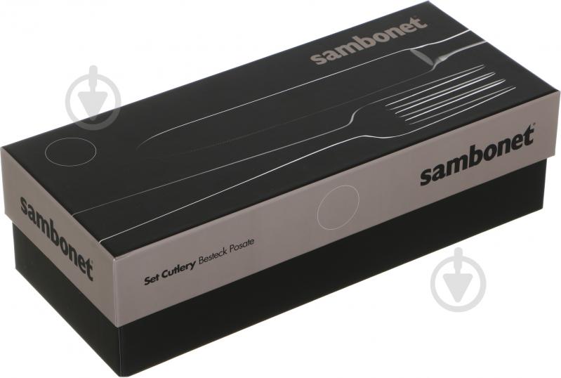 Набір столових приборів Sambonet Linear 3 предмети 52513-80 - фото 5 Набір столових приборів Sambonet Linear 3 предмети 52513-80 - фото 5