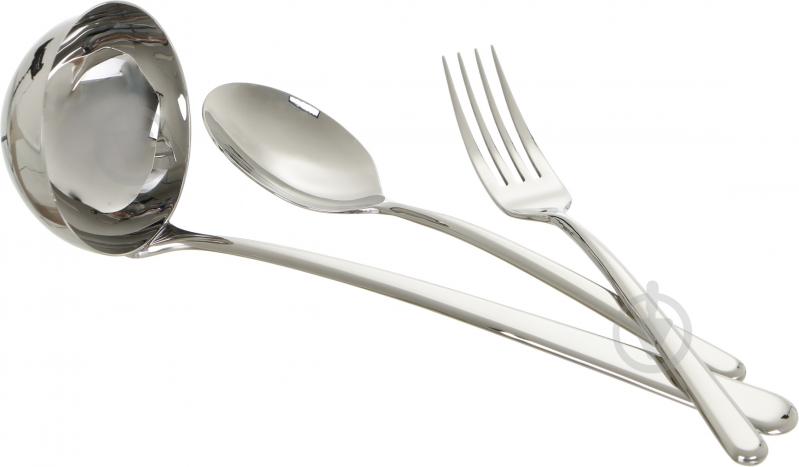 Набір столових приборів Sambonet Linear 3 предмети 52513-80 - фото 1 Набір столових приборів Sambonet Linear 3 предмети 52513-80 - фото 1