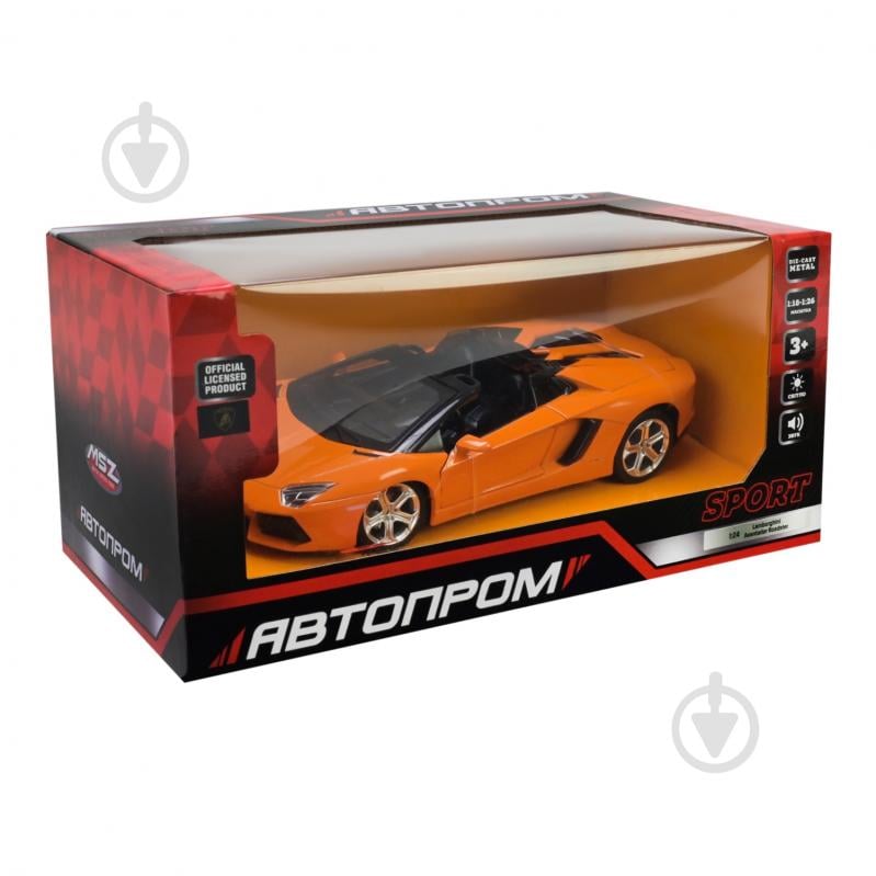 Автомодель Автопром 1:24 Lamborghini 68274A - фото 6