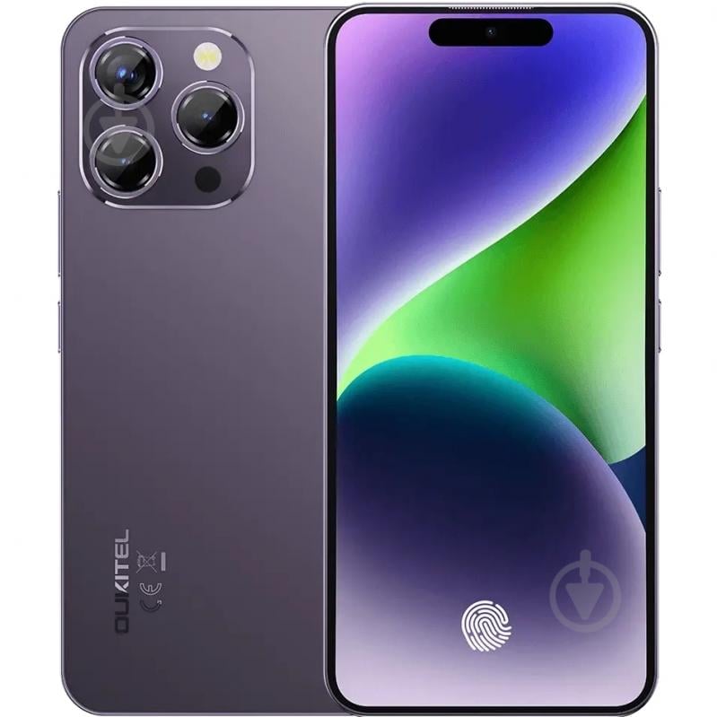 Смартфон Oukitel P1 8/256GB purple (P1_PL) - фото 1 Смартфон Oukitel P1 8/256GB purple (P1_PL) - фото 1