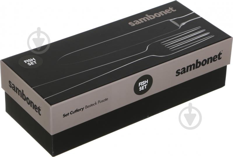 Набор столовых приборов Sambonet Linear 24 предмета на 6 персон 52513-88 - фото 4 Набор столовых приборов Sambonet Linear 24 предмета на 6 персон 52513-88 - фото 4
