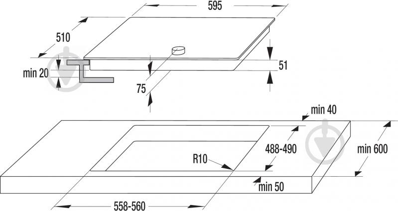 Варильна поверхня електрична Gorenje EC610SC - фото 2