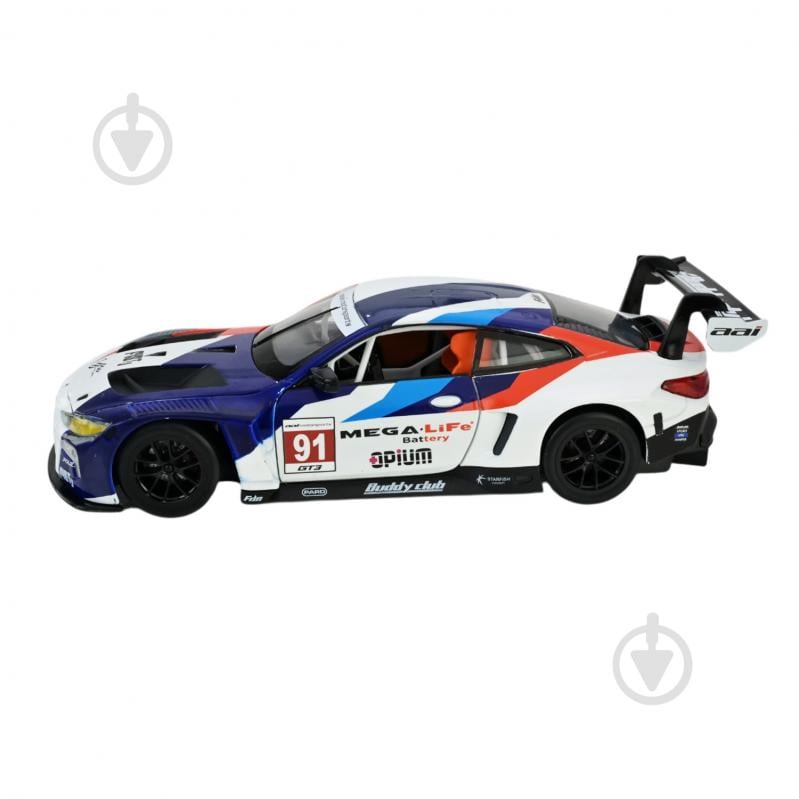 Автомодель Автопром 1:24 BMW M4 GT3 68282A(B) - фото 4 Автомодель Автопром 1:24 BMW M4 GT3 68282A(B) - фото 4