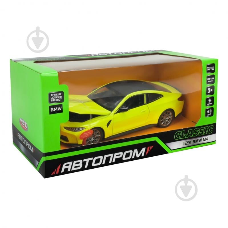 Автомодель Автопром 1:24 BMW M4 68280A - фото 7