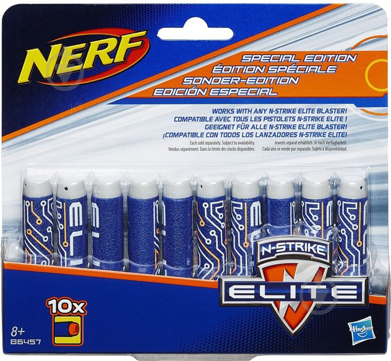 Набор деко-стрел Hasbro Nerf Elite 10 шт. B5571 - фото 1