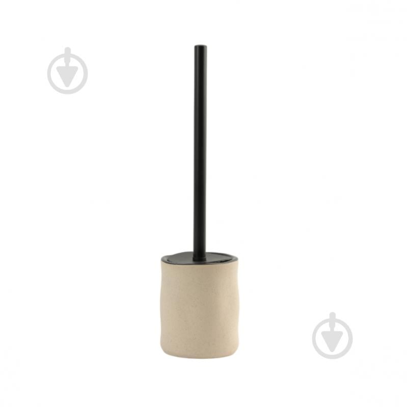 Ершик для унитаза MVM Porto BA-35 Beige/Black - фото 1