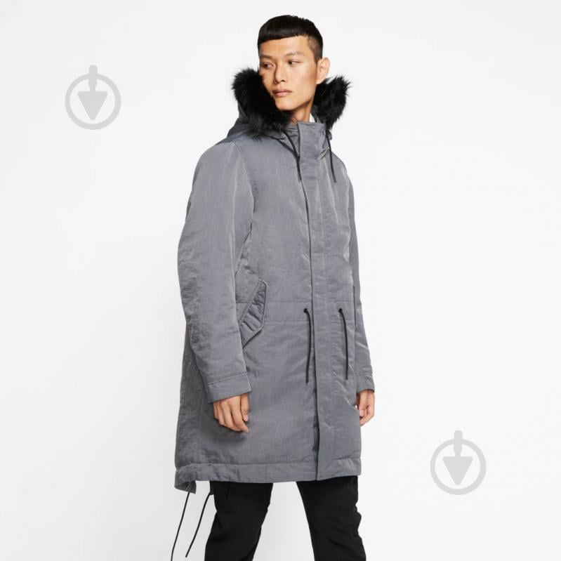 Куртка-парка чоловіча Nike M NSW DWN FILL PRKA HD BV4751-021 р.L темно-сіра - фото 4 Куртка-парка чоловіча Nike M NSW DWN FILL PRKA HD BV4751-021 р.L темно-сіра - фото 4