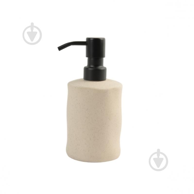 Дозатор для жидкого мыла MVM Porto BA-34 Beige/Black - фото 1