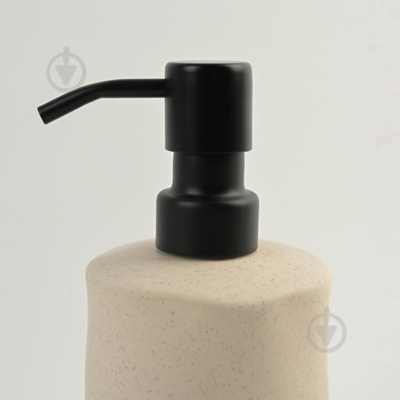 Дозатор для жидкого мыла MVM Porto BA-34 Beige/Black - фото 3