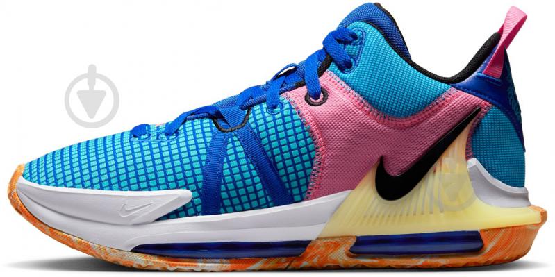 Кросівки чоловічі демісезонні Nike LEBRON WITNESS 7 DM1123-400 р.45,5 різнокольорові - фото 3