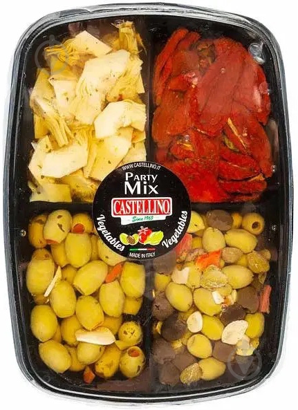 Ассорти овощное Castellino Пати микс антипасти в масле 1 кг - фото 1 Ассорти овощное Castellino Пати микс антипасти в масле 1 кг - фото 1