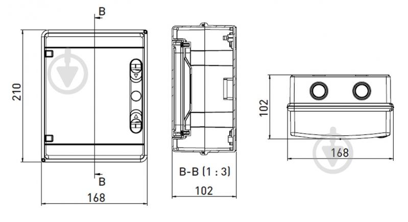 Корпус монтажный E.NEXT e.plbox.pro.n.5 p098005 - фото 8 Корпус монтажный E.NEXT e.plbox.pro.n.5 p098005 - фото 8