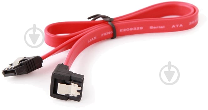 Кабель компьютерный внутренний Cablexpert SATA 0,5 м (CC-SATAM-DATA90) угловой SATA III - фото 2