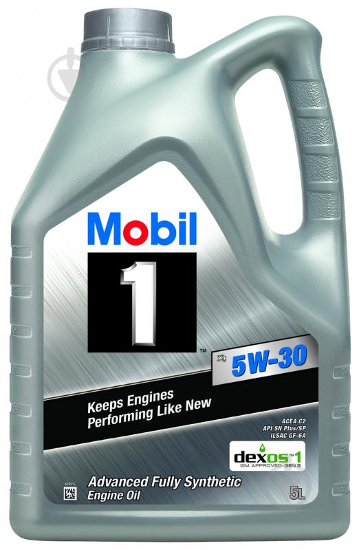 ᐉ Моторное масло Mobil 1 x1 5W-30 5 л • Купить в Киеве, Украине ...