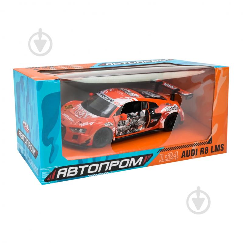 Автомодель Автопром 1:24 Audi R8 LMS 68291A(O) - фото 5