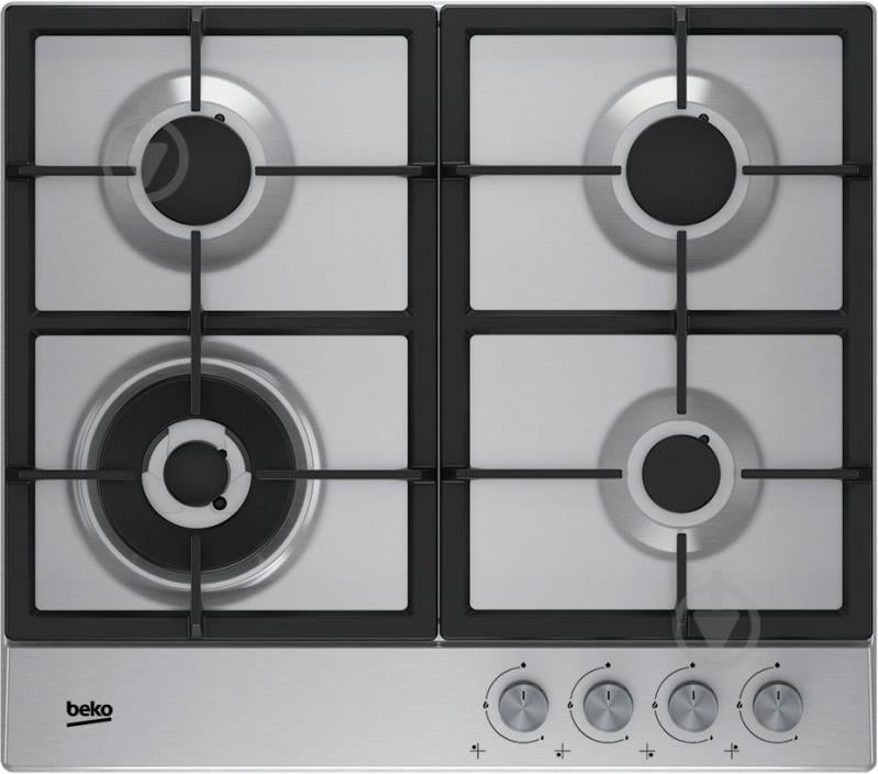 Варильна поверхня газова Beko HIAW 64225 SX - фото 1