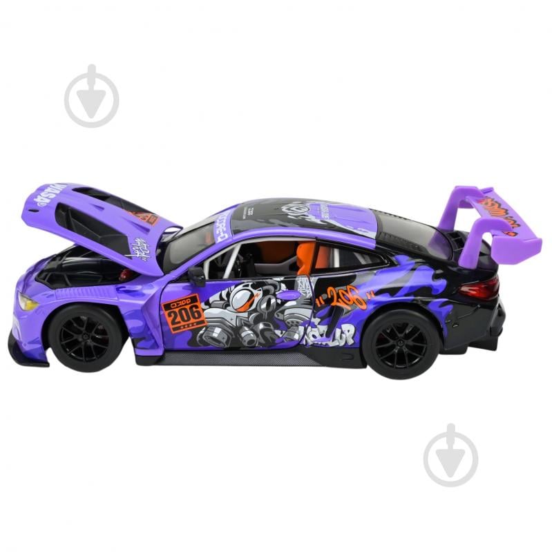 Автомодель Автопром 1:24 BMW M4 GT3 68296A(P) - фото 4