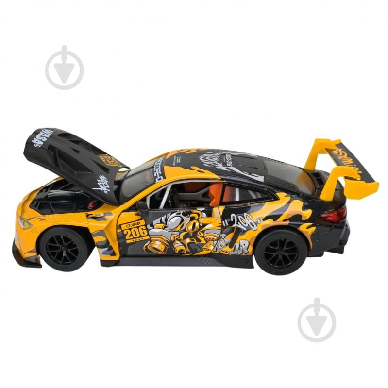 Автомодель Автопром 1:24 BMW M4 GT3 68296A(Y) - фото 4