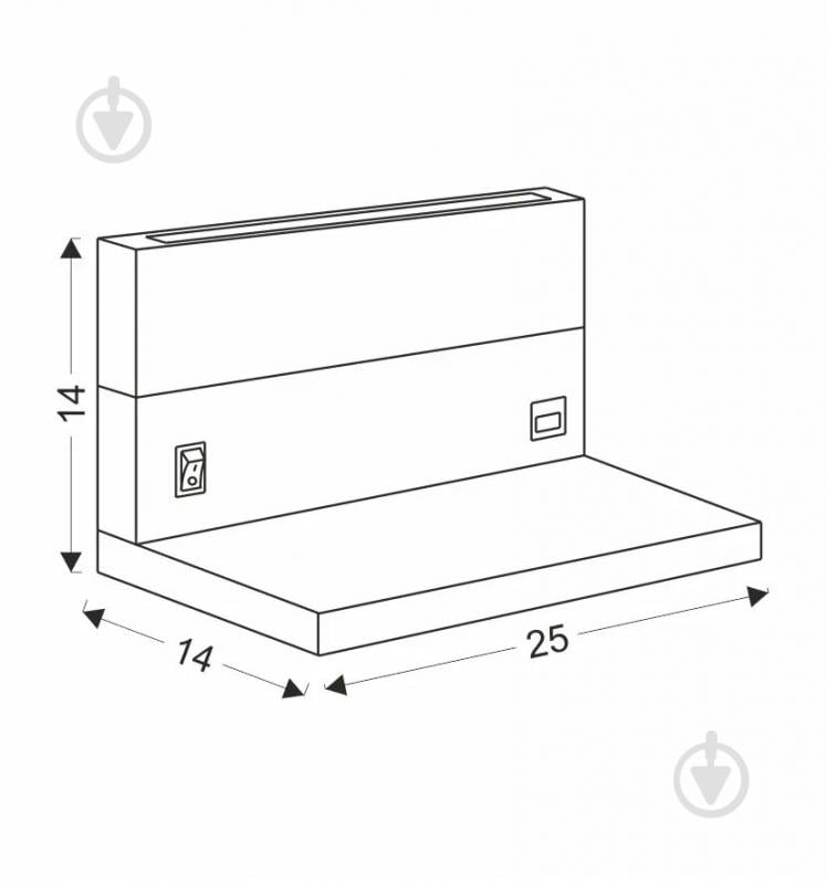 Светильник настенный Candellux ANET 2x4 Вт бежевый/белый 22-03386 - фото 7