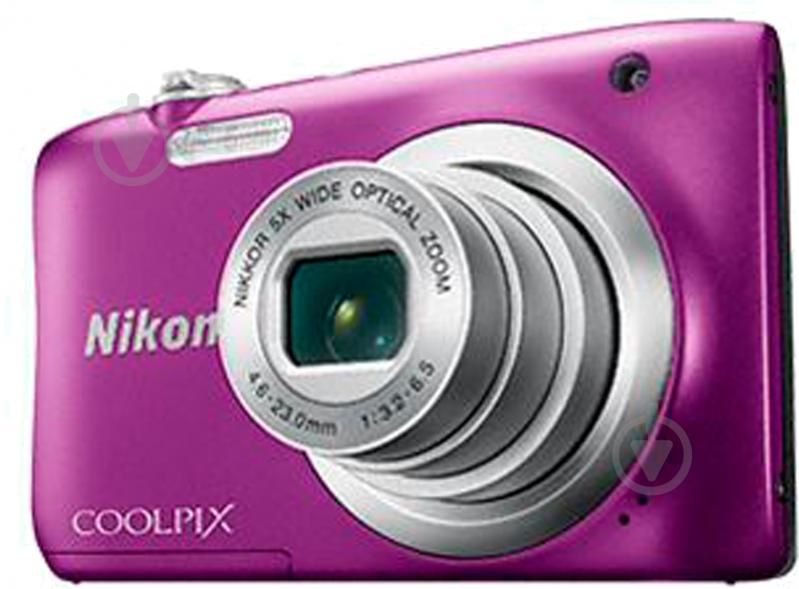 Фотоаппарат Nikon Coolpix A100 purple Lineart - фото 1
