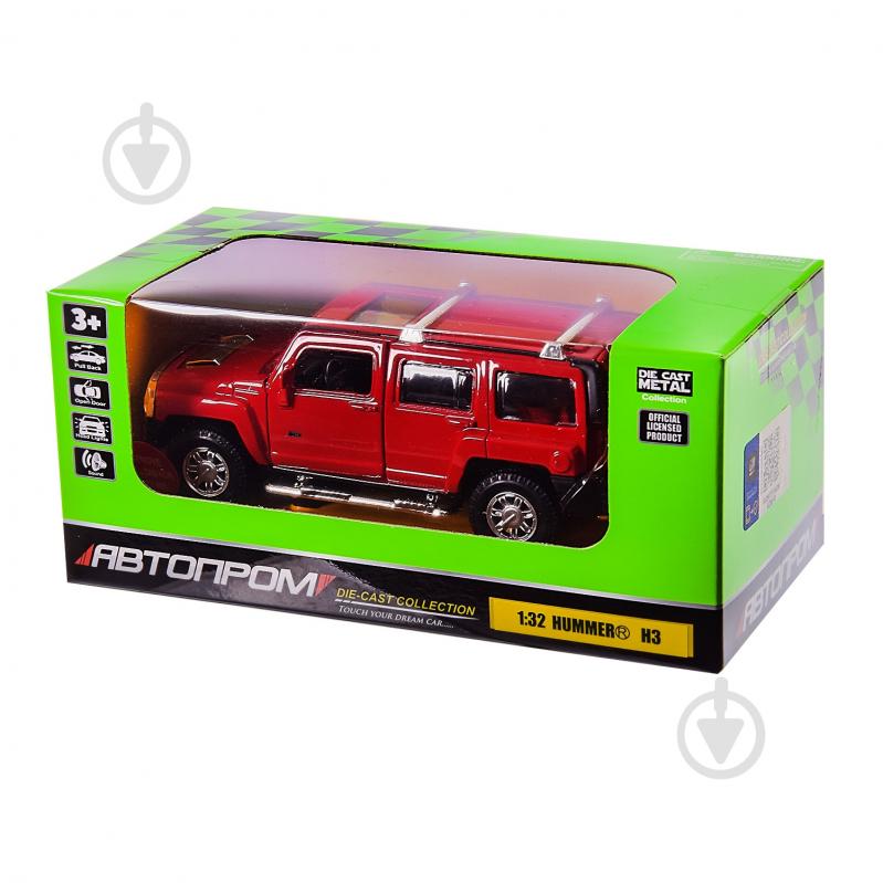 Автомодель Автопром 1:32 Hummer H3 68321 - фото 8 Автомодель Автопром 1:32 Hummer H3 68321 - фото 8