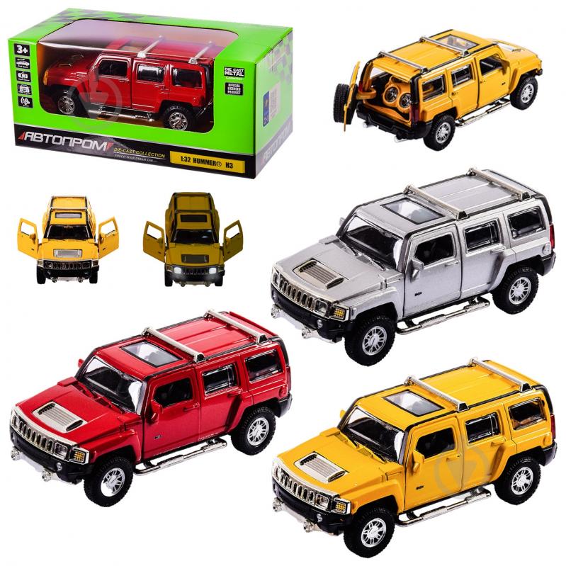 Автомодель Автопром 1:32 Hummer H3 68321 - фото 1 Автомодель Автопром 1:32 Hummer H3 68321 - фото 1