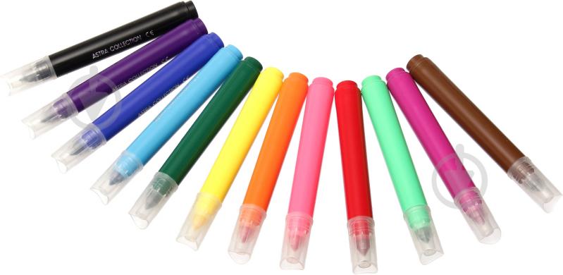 Фломастери Jumbo 12 шт. Astra - фото 2