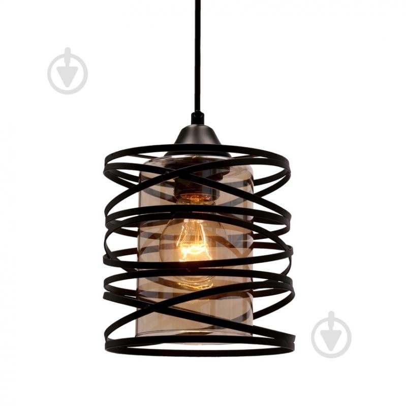 Люстра підвісна Candellux ELUNA 1x60 Вт E27 чорний 31-09548 - фото 3