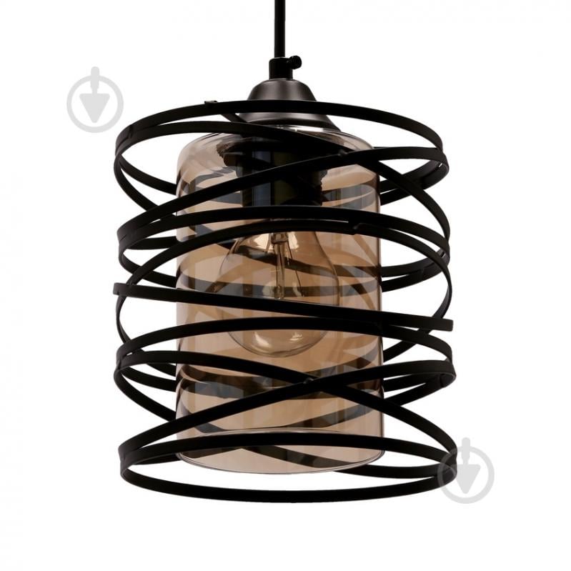 Люстра підвісна Candellux ELUNA 1x60 Вт E27 чорний 31-09548 - фото 2